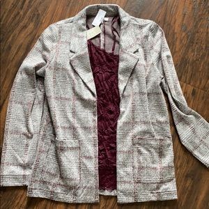 Soft blazer with tank
